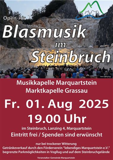 Blasmusik im Steinbruch
