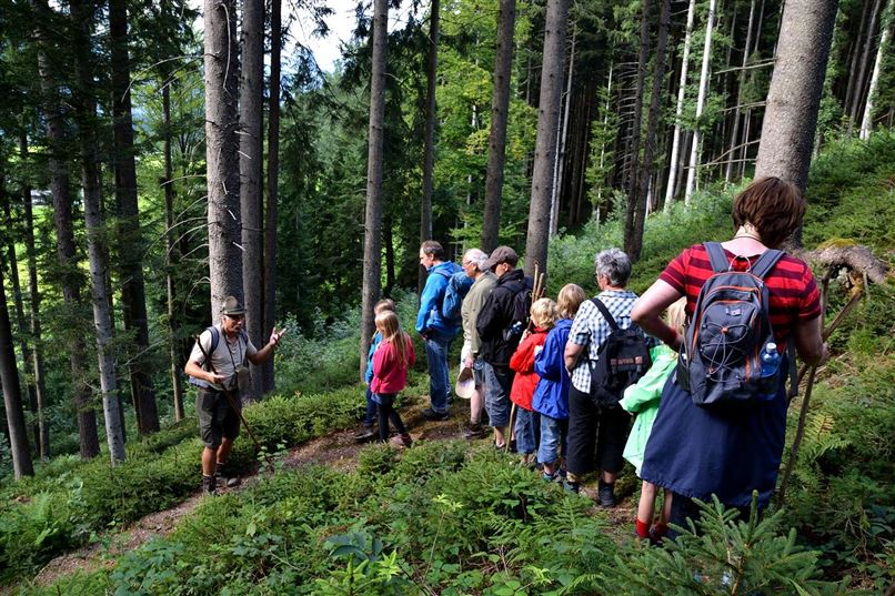 Familie auf der Pirsch