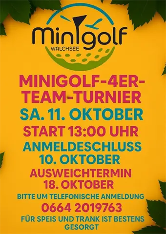 Minigolf Turnier