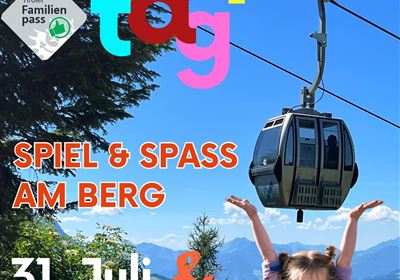 Children's day at the cable car in Kössen