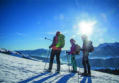 Kreative Winterwerkstätte "Schneeschuh- Schnuppertour am Walchsee"