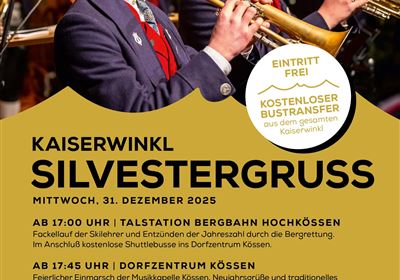 Kaiserwinkl Silvestergruß