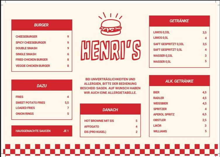 Henri's Burger & Beer