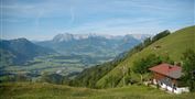 Taubenseehütte Blick Kaisergebirge