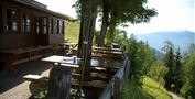 Taubenseehütte Terrasse