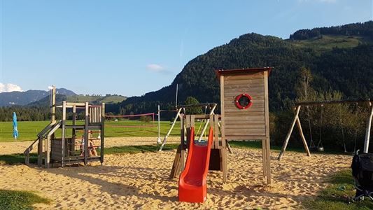 Beachvolleyball court East Bank Walchsee