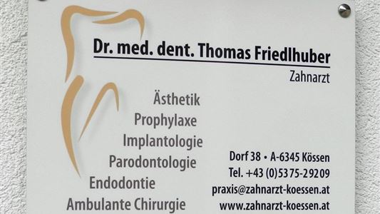 Dr. Friedlhuber in Kössen