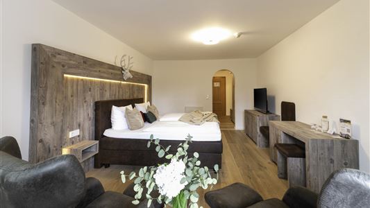 Double room, shower, toilet, 1 bed room