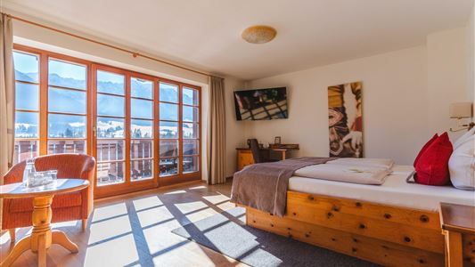 double room with shower, WC