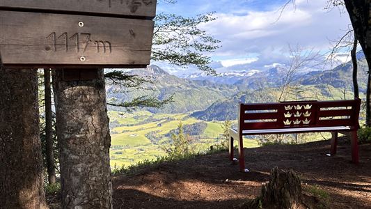Guided hike Walchsee to the Harauspitz