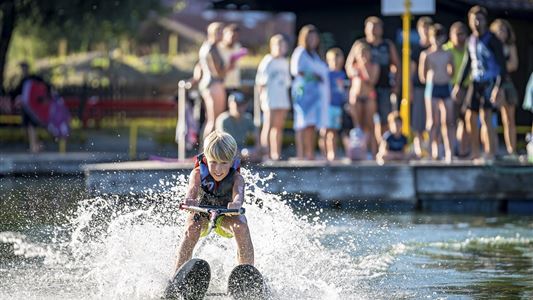 Wasserskispaß für Anfänger
