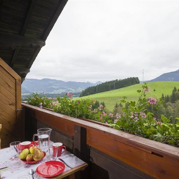 Ausblick vom Balkon