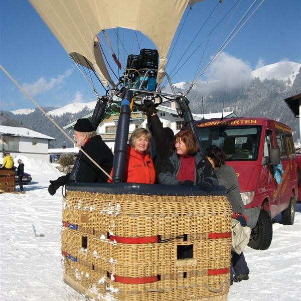 Ballonfahrt über den Kaiserwinkl