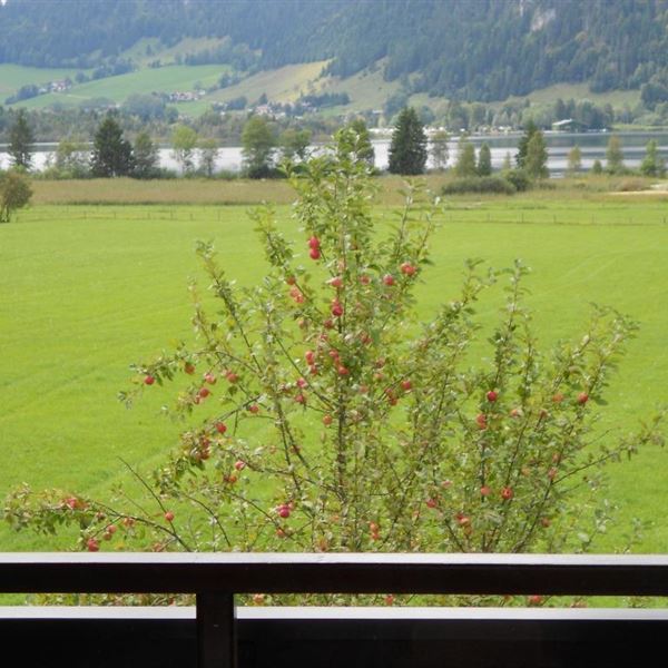 Blick vom Balkon auf den Walchsee