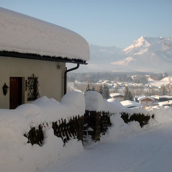 Chalet nördl. Eingang Sicht nach Westen