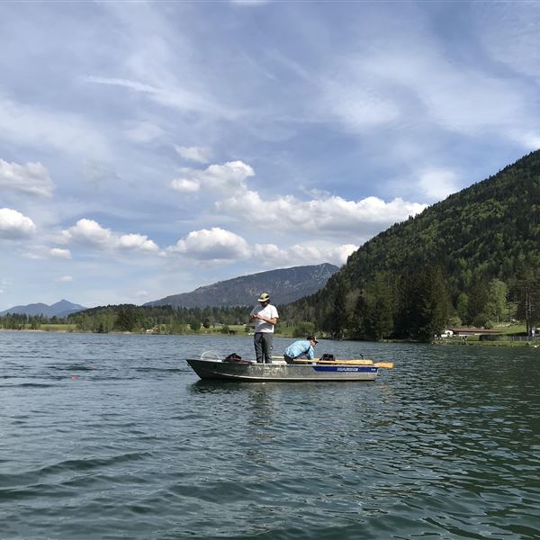 Fischer am Walchsee