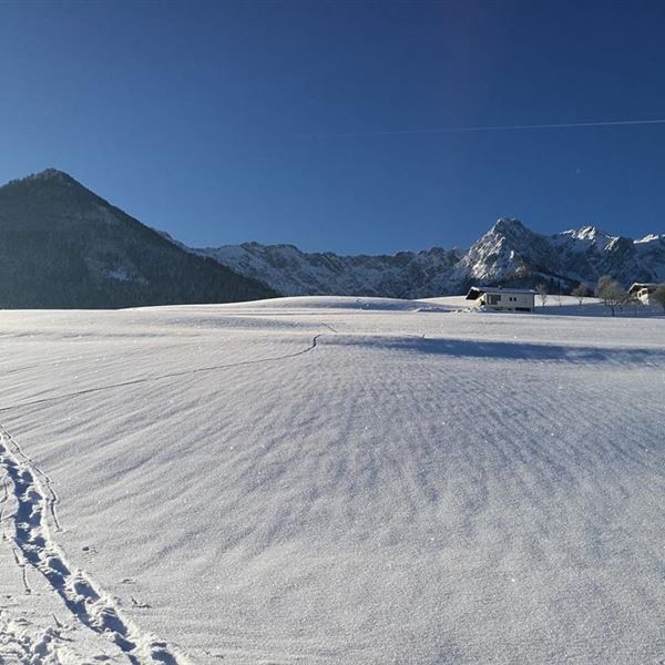 Schneeschuhwandern direkt vom Haus