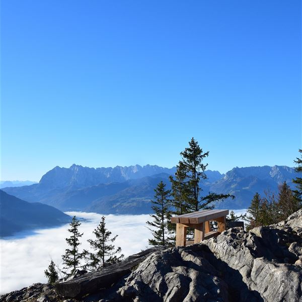 Sonnwendköpfl mit Aussicht auf den Wilden Kaiser