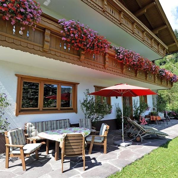 Terrasse am Haus Reiter in Walchsee