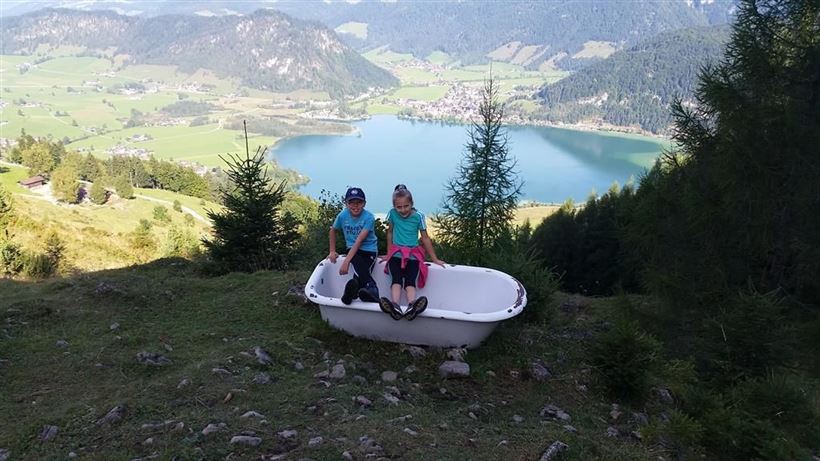 Aussicht Lippenalm auf Walchsee