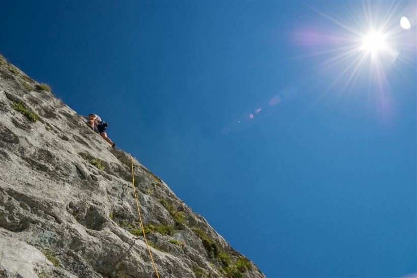Scheffau_Klettergarten Multerkarwand_Wilder Kaiser