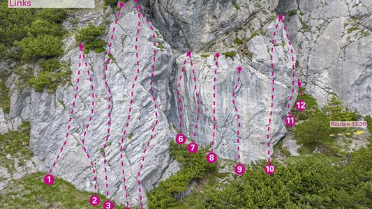 Vicinity: Wilderer Kanzel crag