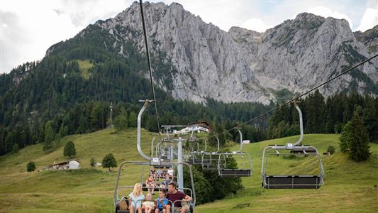 Bergbahnen Zahmer Kaiser - summer toboggan